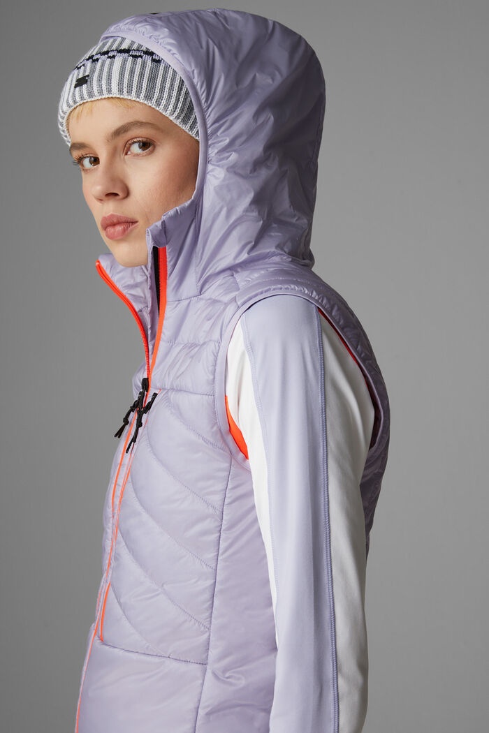 Lea Quilted vest in Lilac - 5