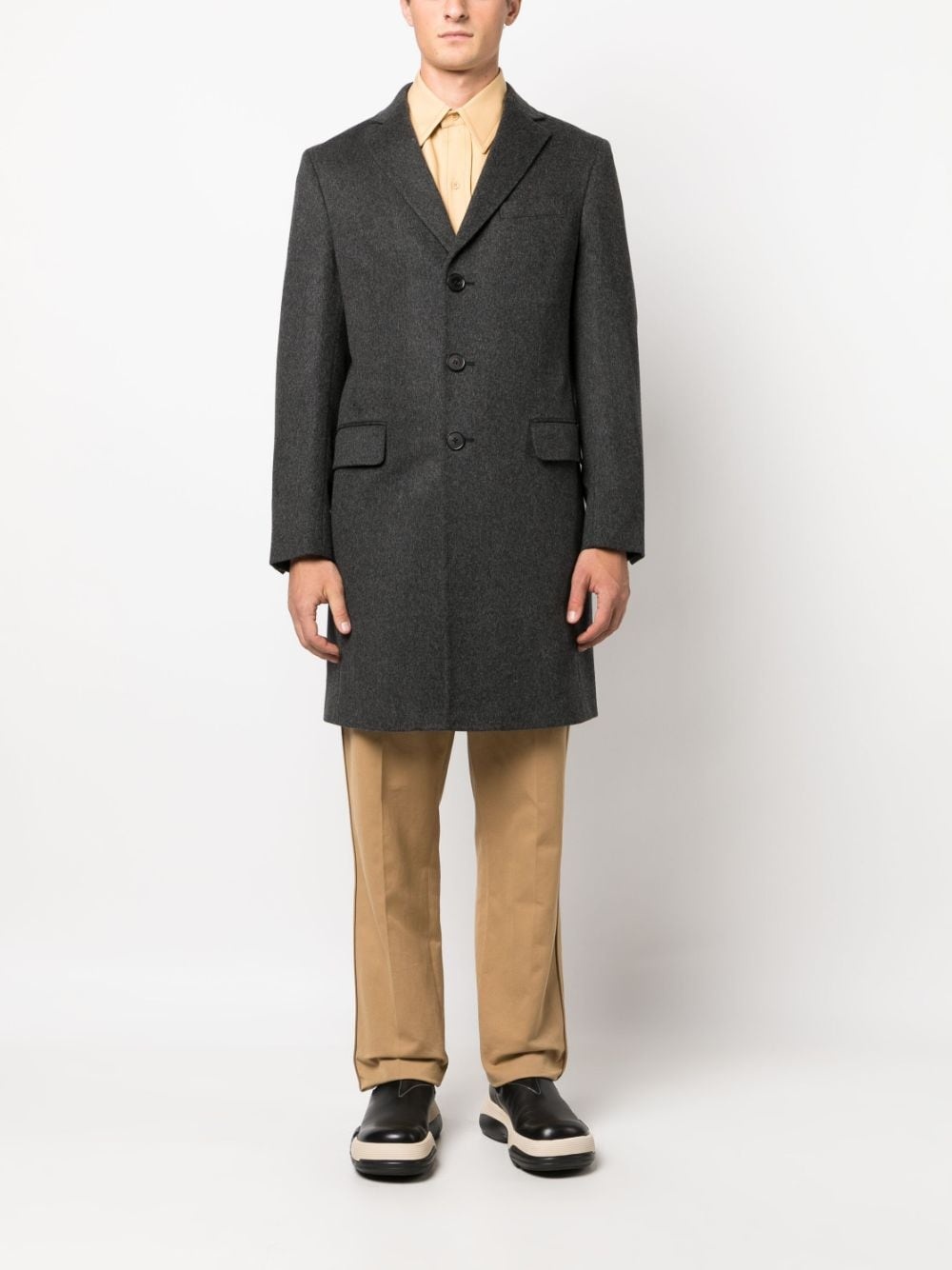 Oasi tailored single-breasted coat - 2