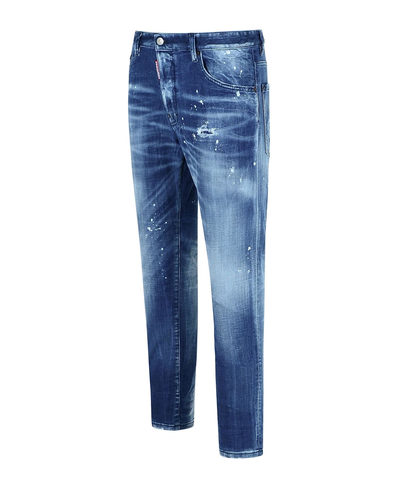 'skater' Blue Cotton Jeans - 2