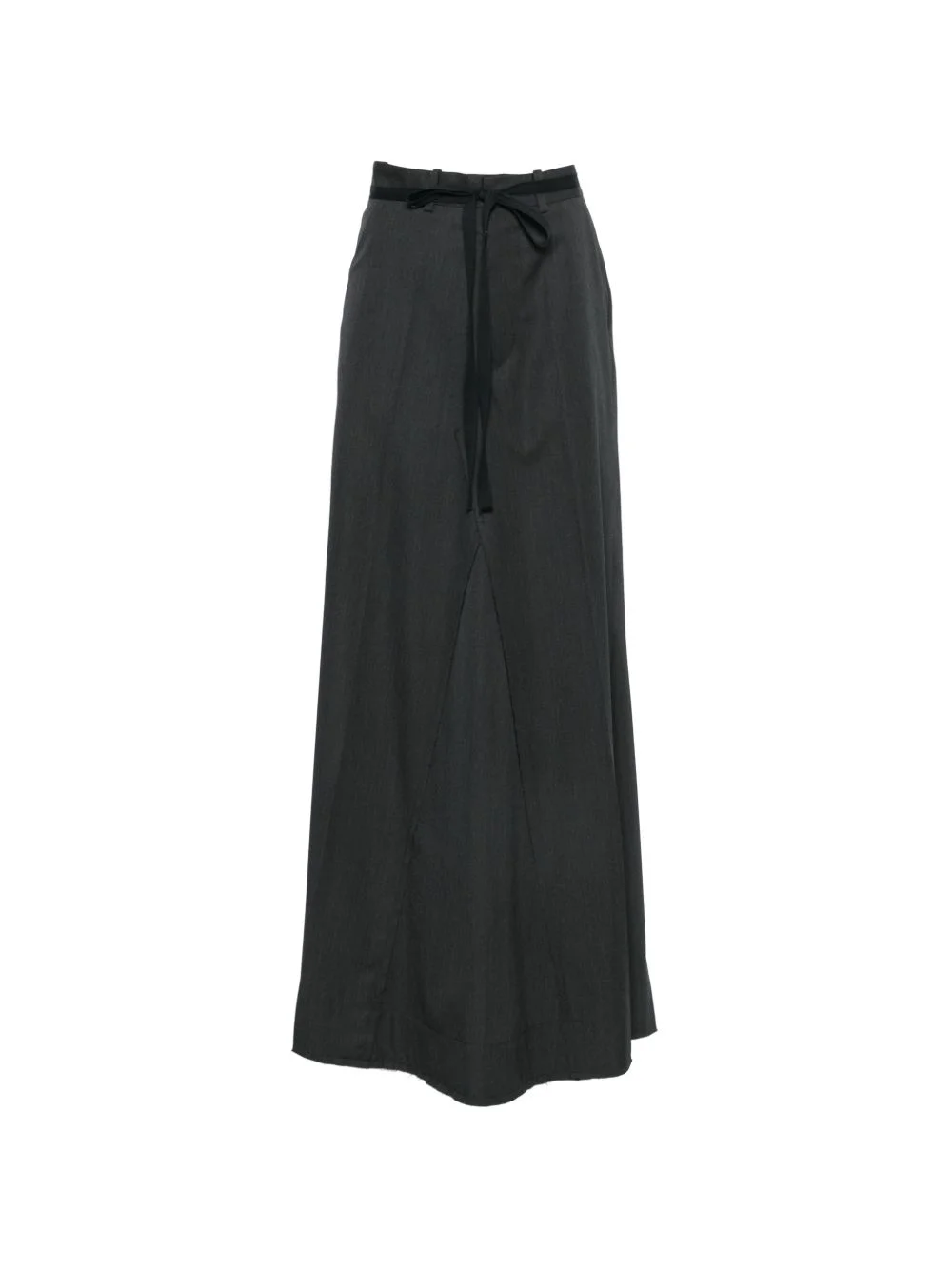 layered-design maxi skirt - 1
