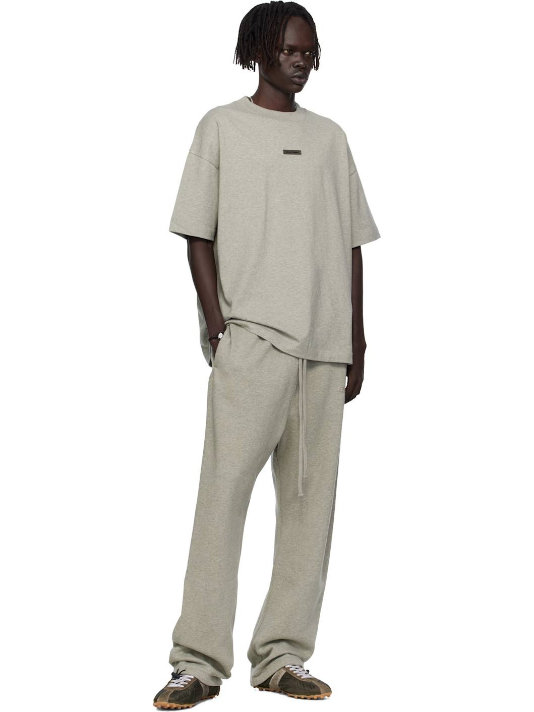 Gray Relaxed Fleece Sweatpants - 4