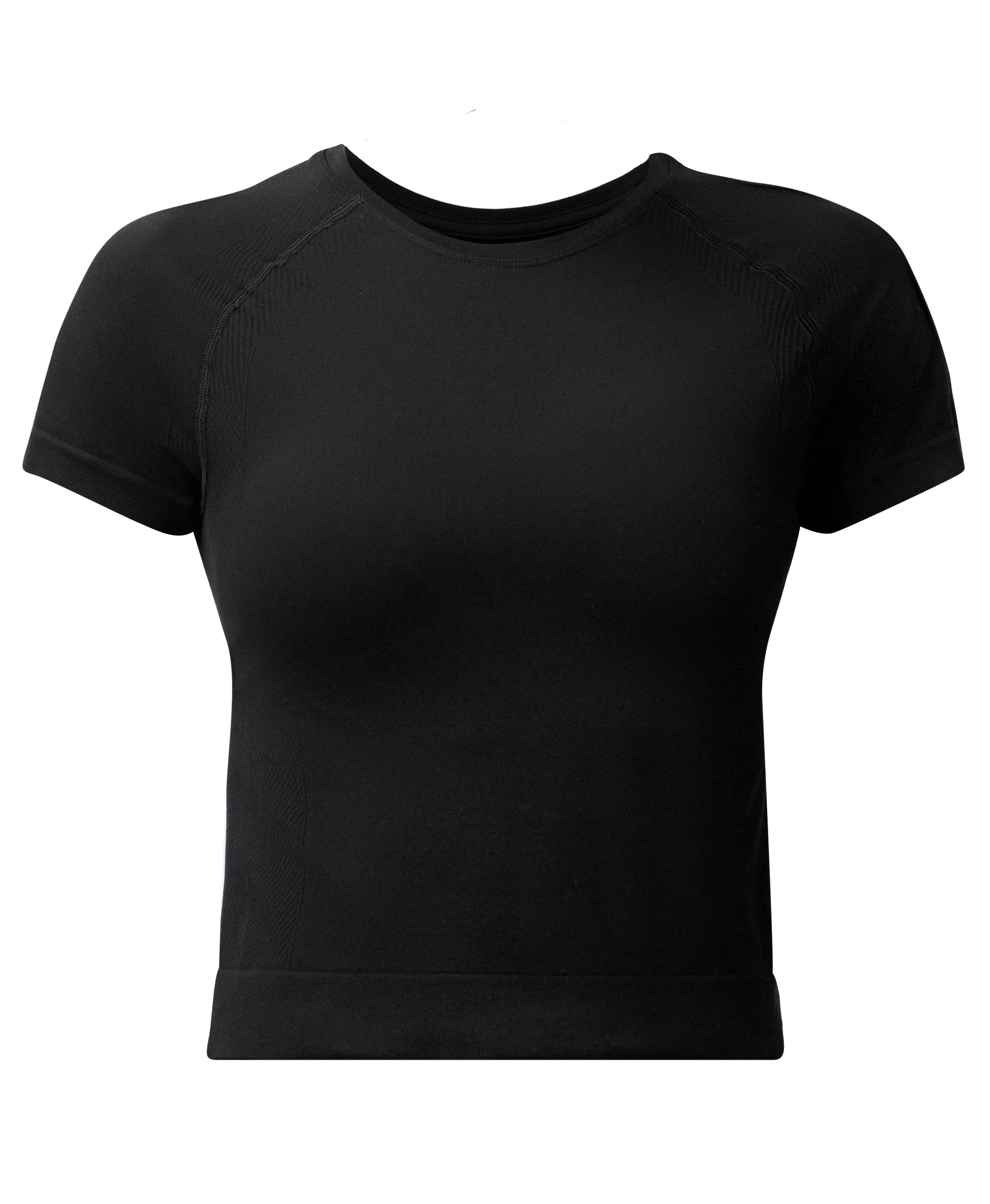Athlete Crop Seamless Workout Tee - 1