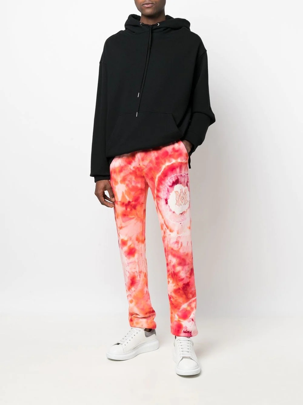 tie-dye cotton track pants - 2