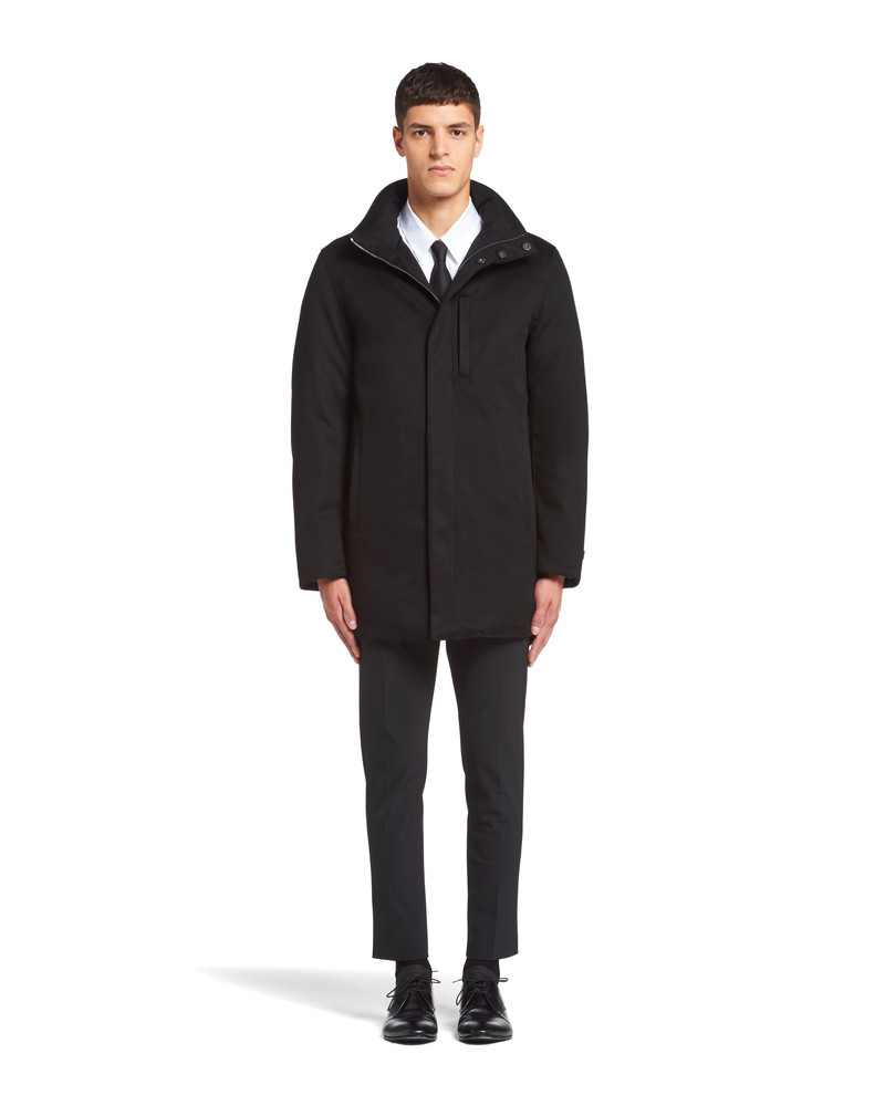 Prada Long cashmere puffer jacket outlook