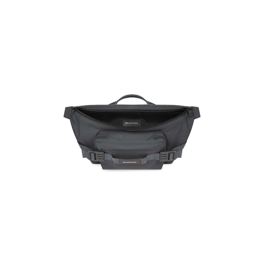 Men's Army Large Beltpack in Grey - 5