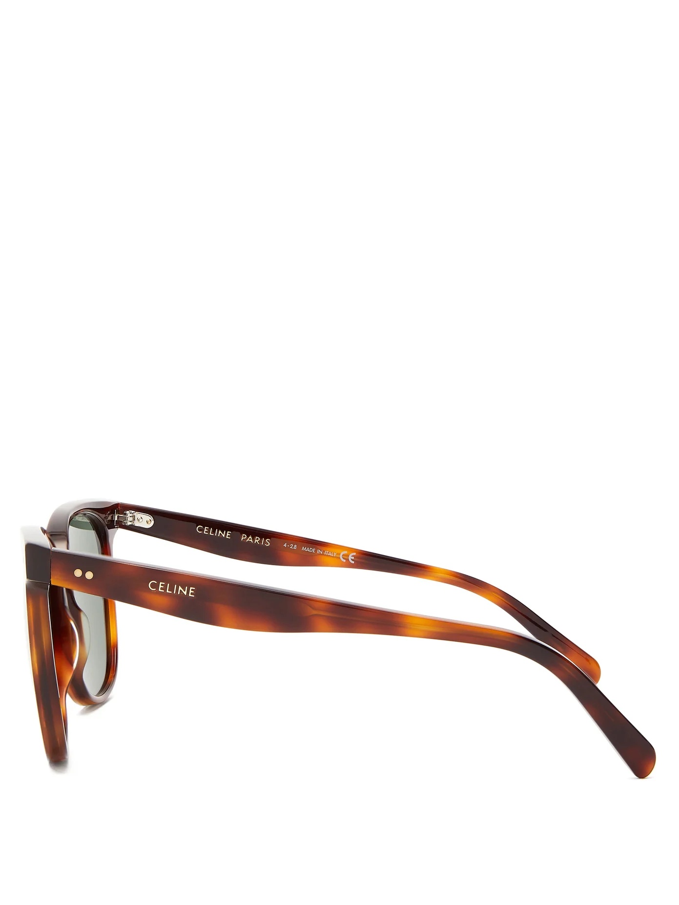 Oversized square tortoiseshell-acetate sunglasses - 4