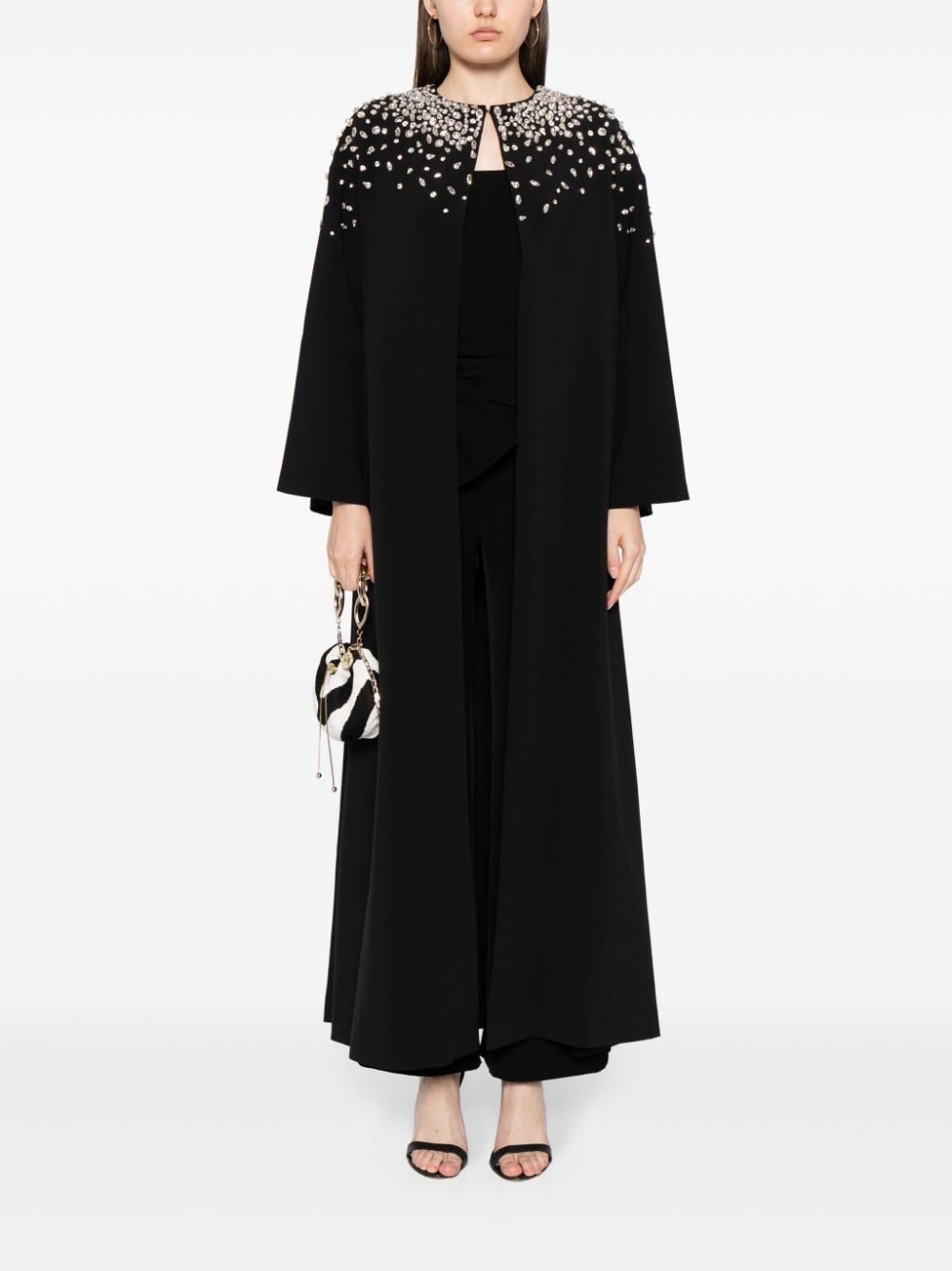 Calliope crystal-embellished coat - 2