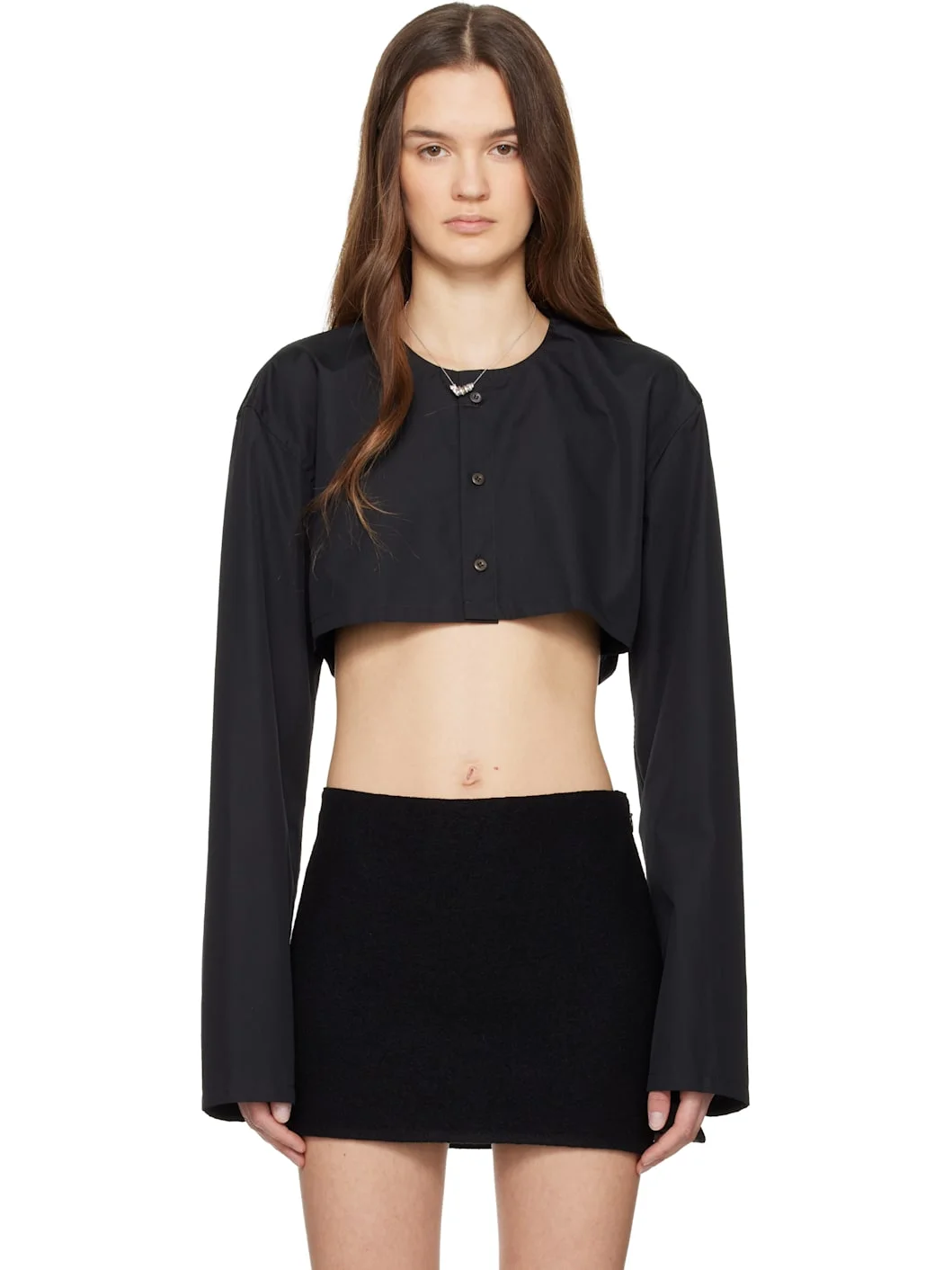 Black Mini Shirt - 1