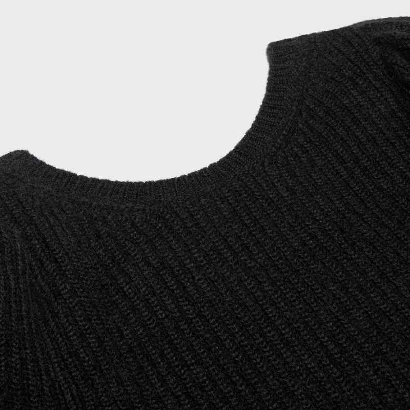 CROPPED SWEATER IN SILK AND MOHAIR 3