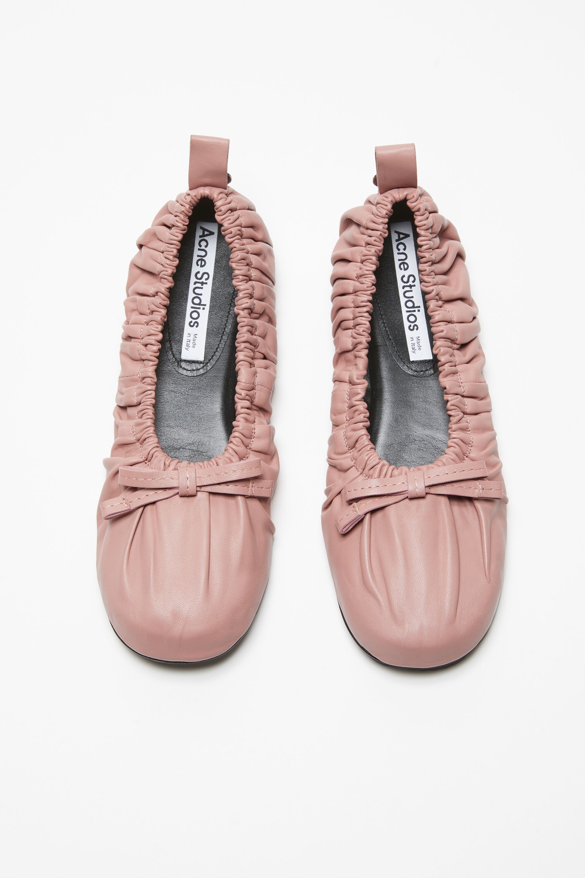 Leather ballet flat - Pink - 2