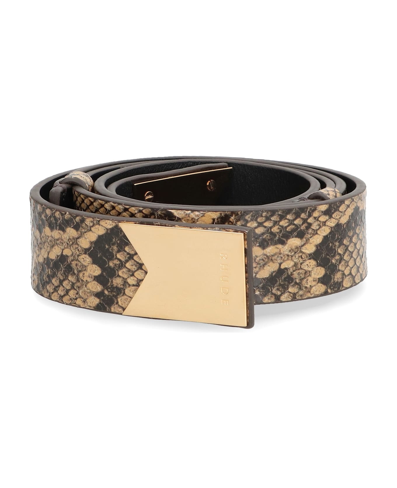 Printed Leather Belt - 2