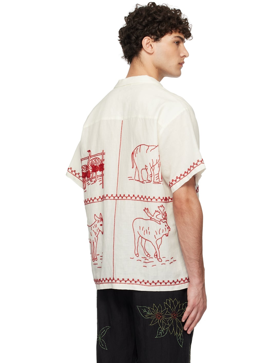 Off-White Beaded Shirt - 3
