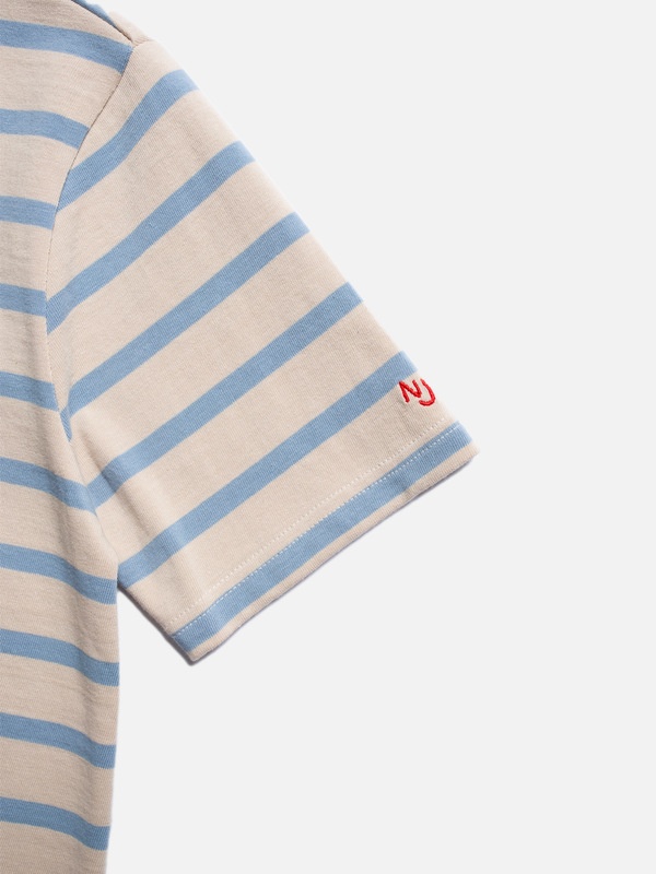 Joni Breton Stripe T-Shirt Blue/Beige - 7