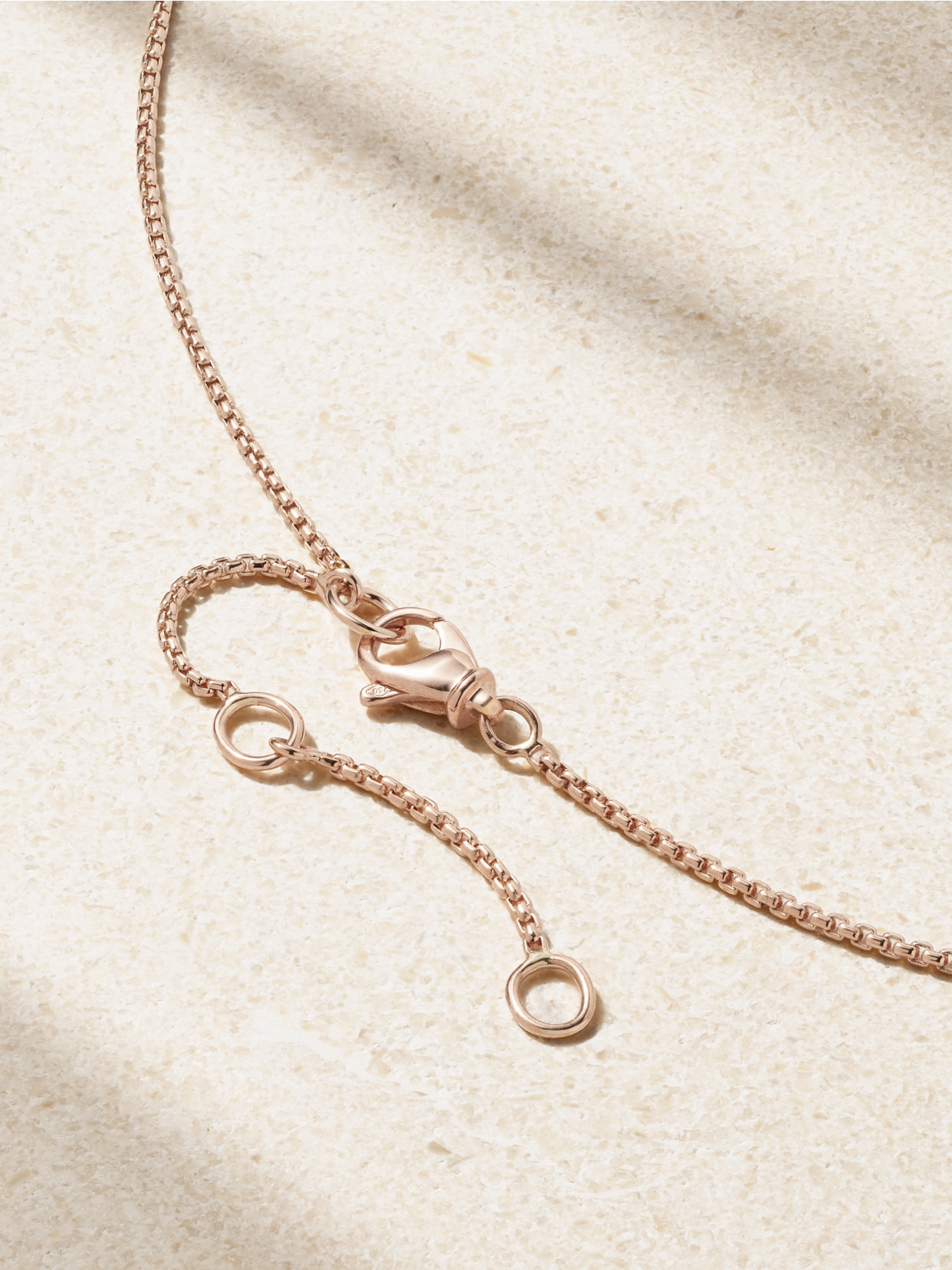 Petite Pavé 18-karat Rose Gold Diamond Necklace - 3