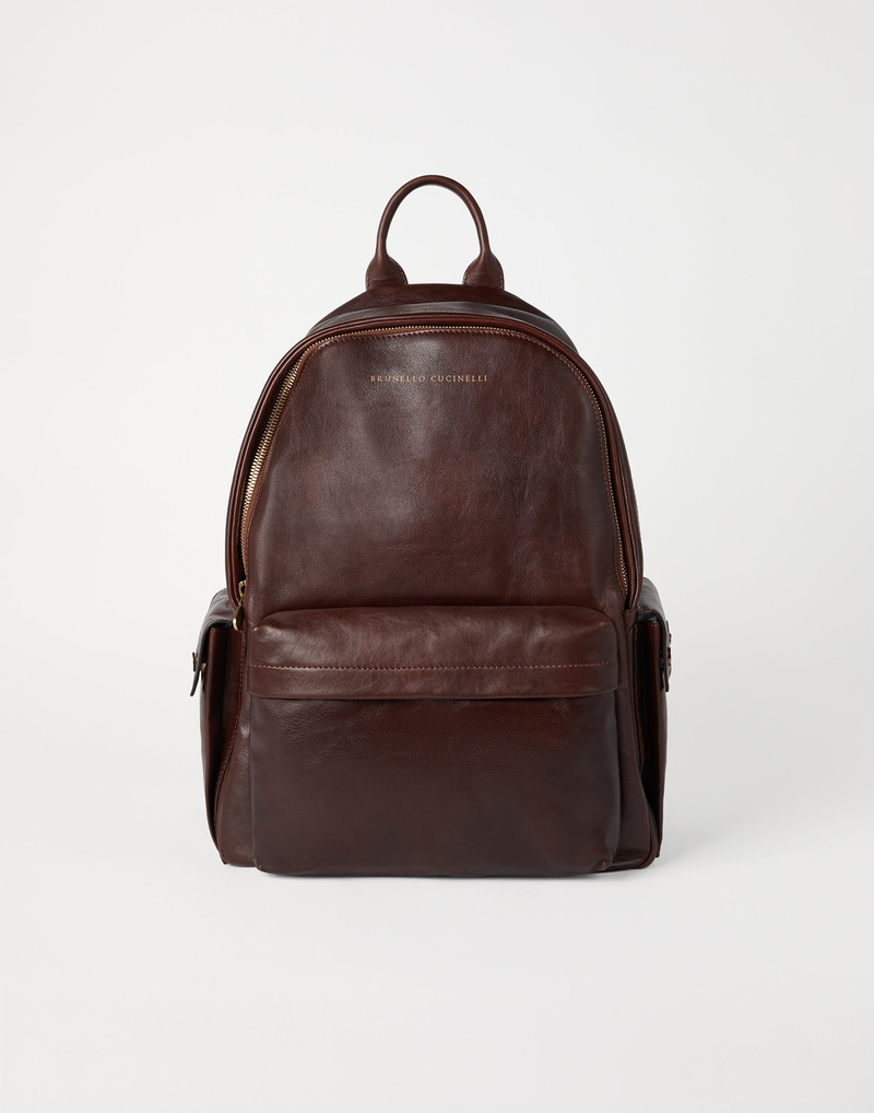 Calfskin travel backpack 1