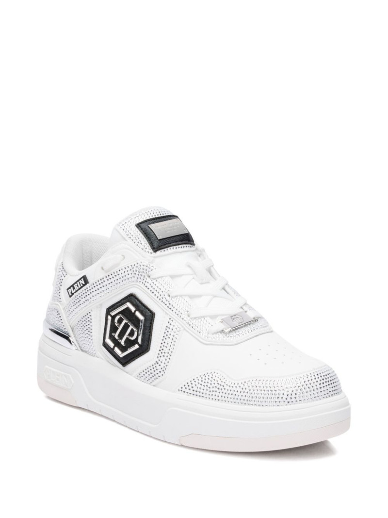 PHILIPP PLEIN SK8R rhinestones low-top sneakers outlook