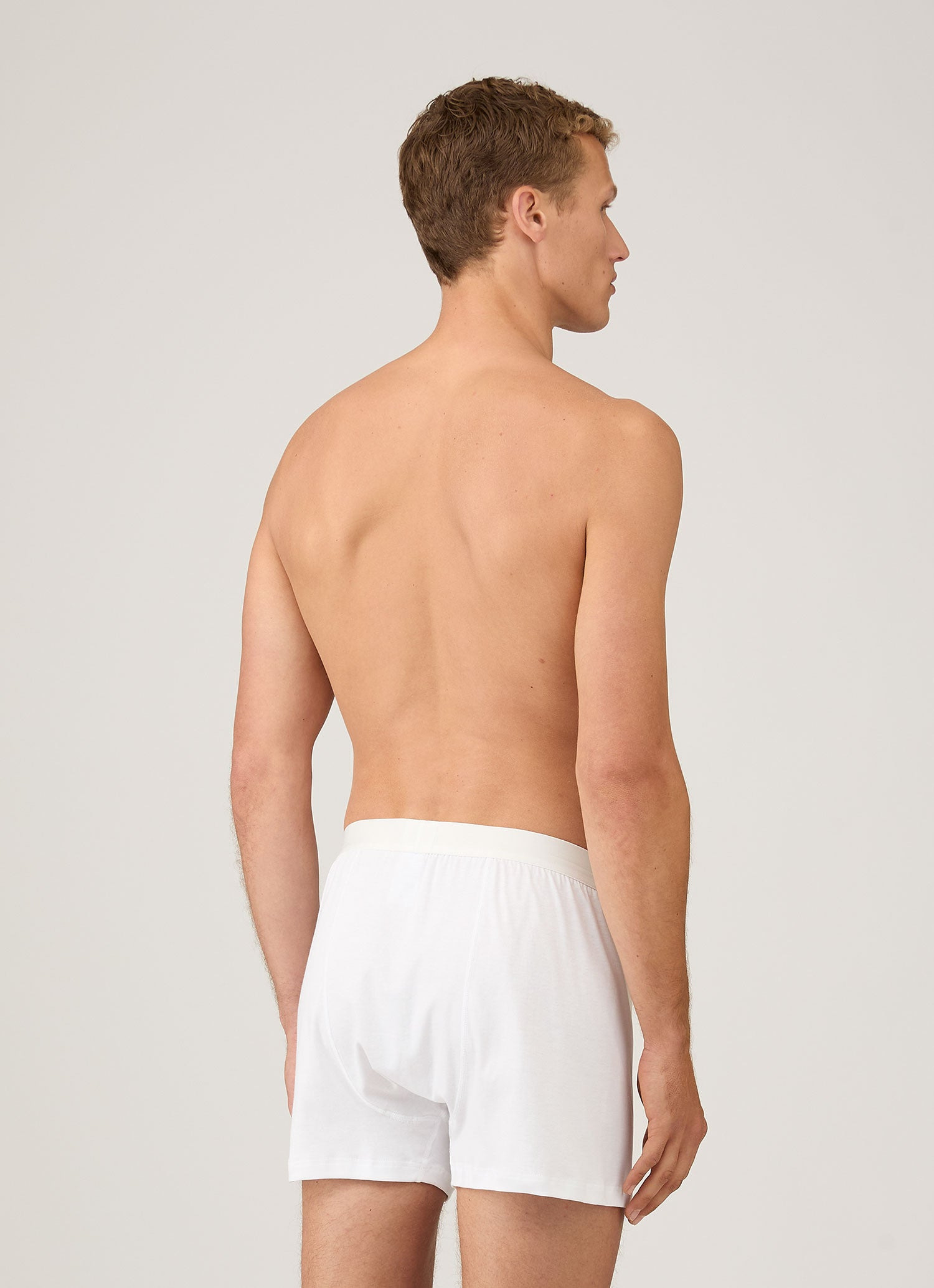Sea Island Cotton One‑Button Boxer Short - 3