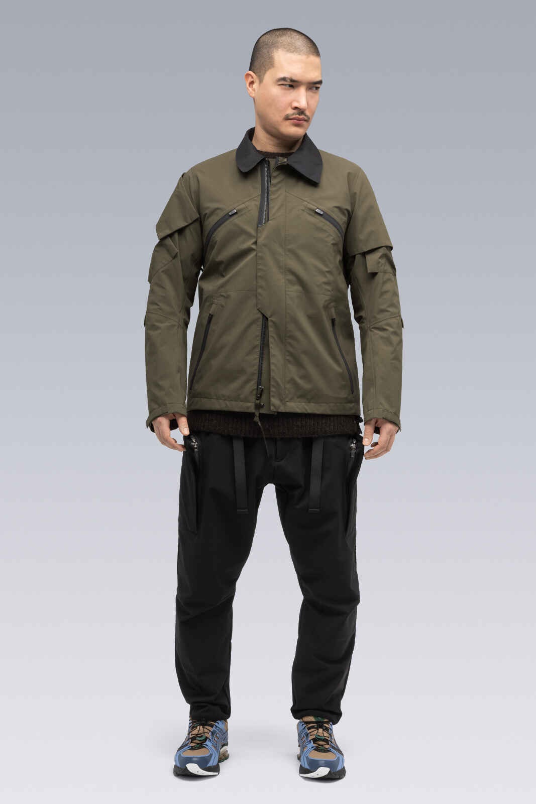 J1B-GT Dust / RAF Green (2 hoods: Dust & Black) - 3