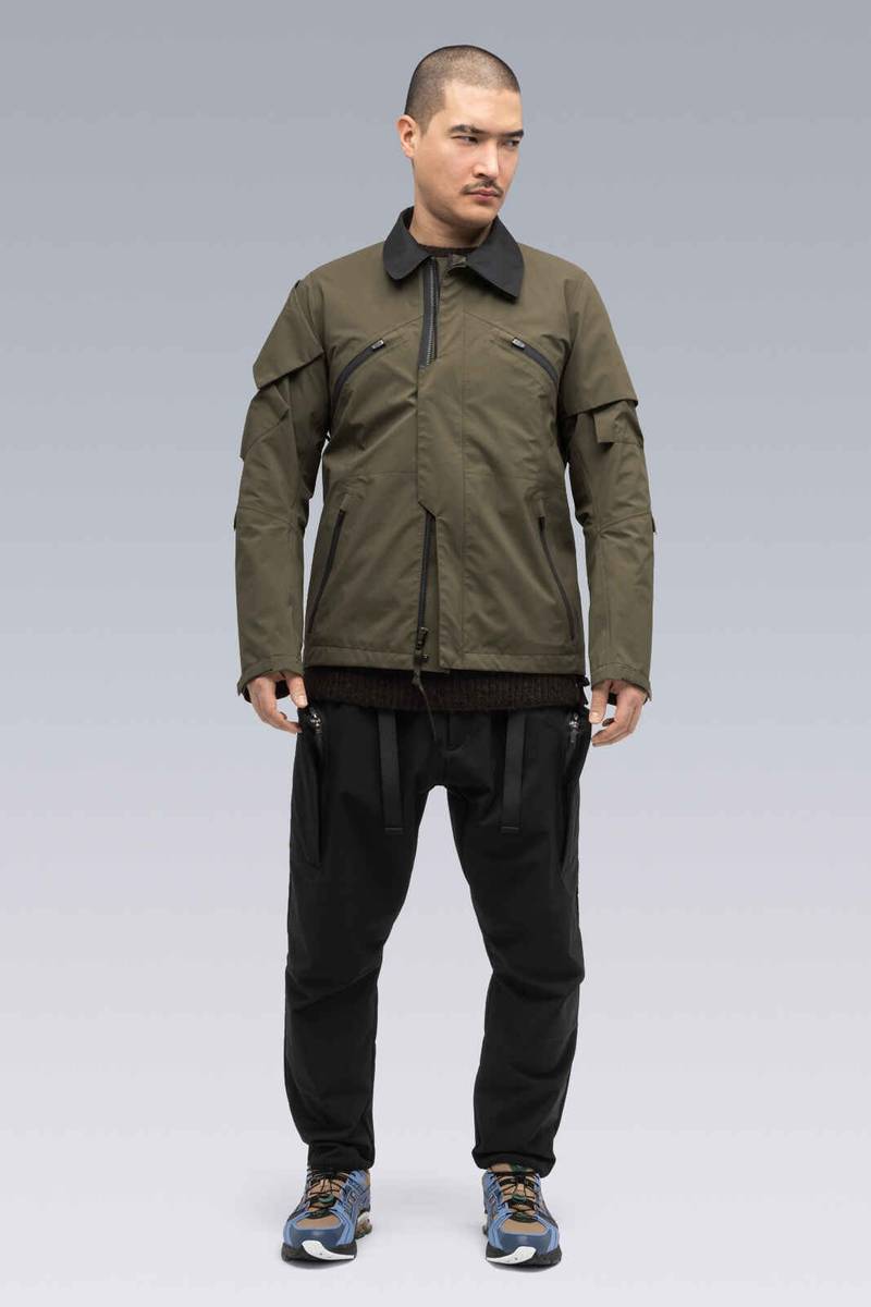 J1B-GT 3L Gore-Tex Pro Interops Jacket White (2 hoods: White & Black) 3