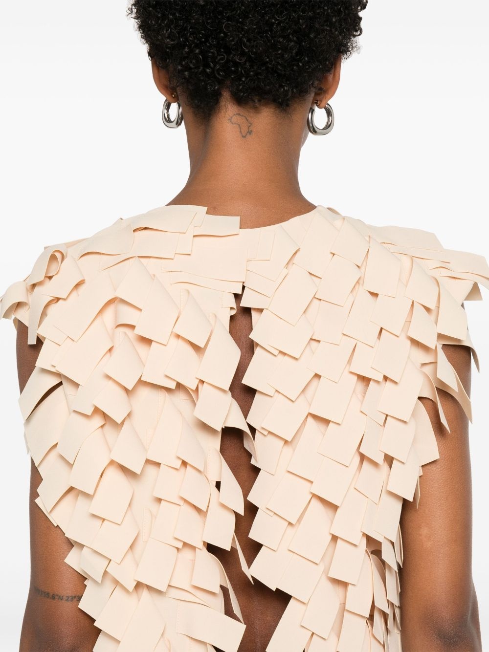 fringed crop top - 5