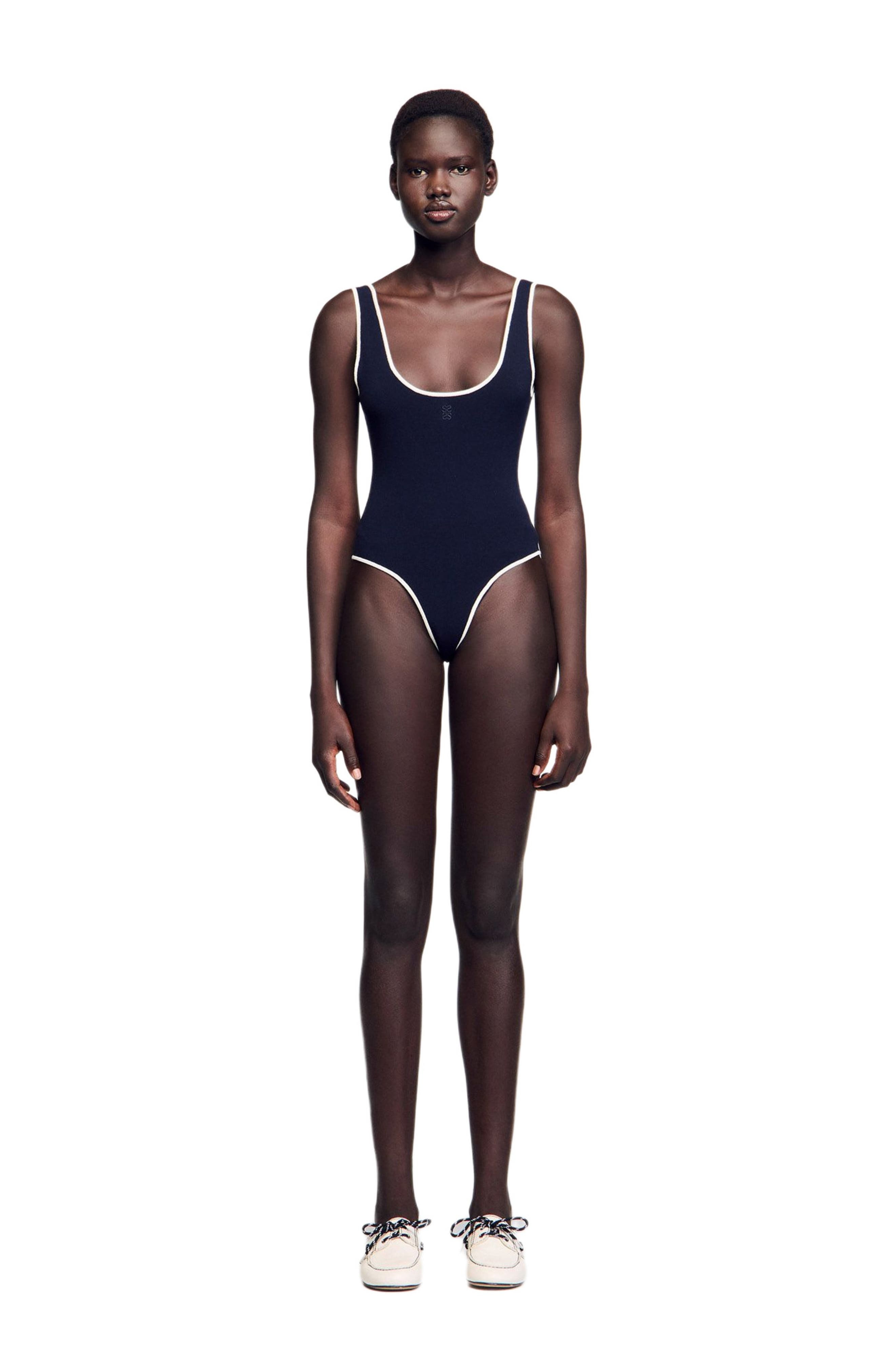 SANDRO Knit bodysuit in Navy Blue at Nordstrom - 1