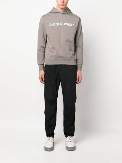 A-COLD-WALL* Essential logo-print hoodie outlook