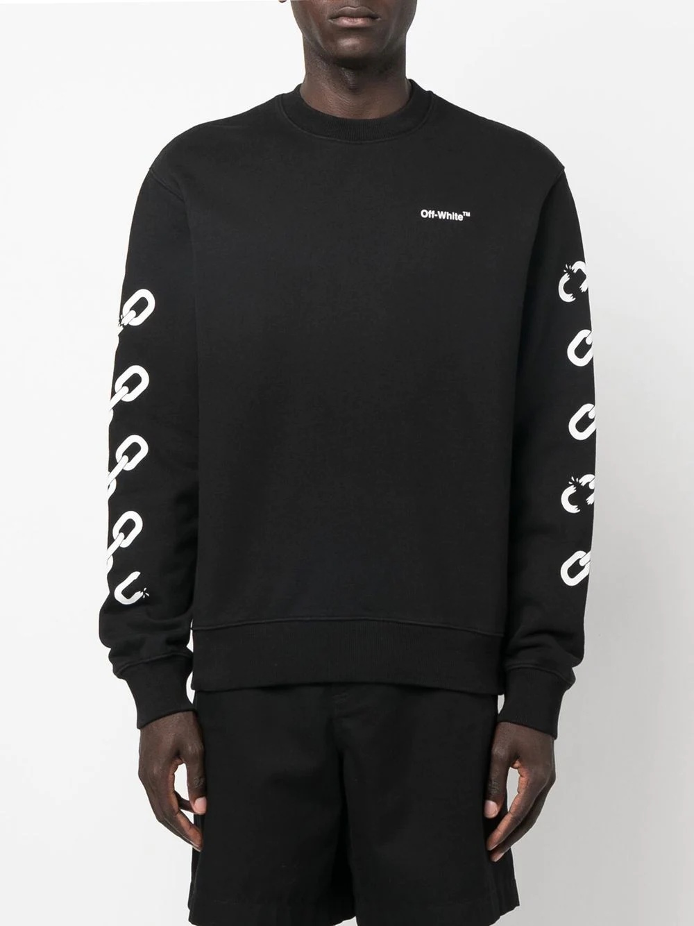 chain-link Arrow sweatshirt - 3