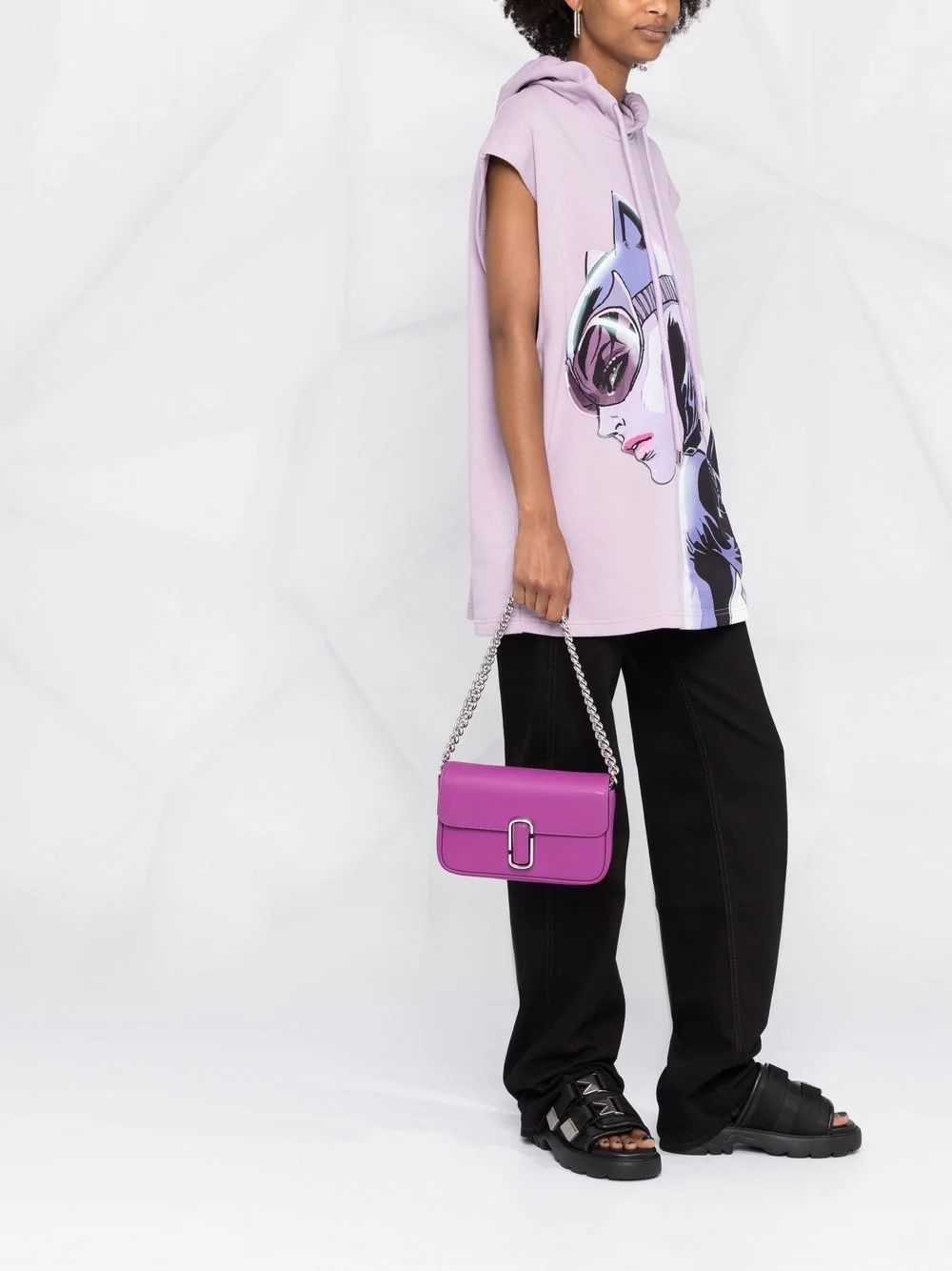 logo-plaque shoulder bag - 2