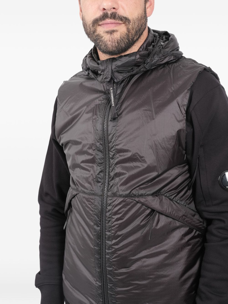 zip fastening hooded waistcoats 4