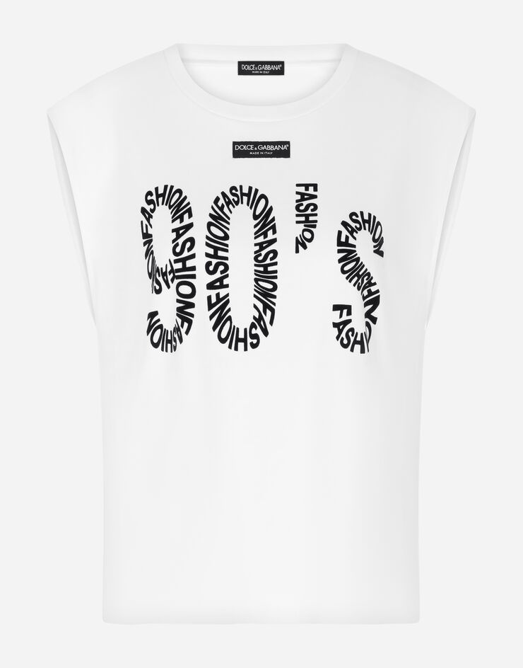 Jersey T-shirt with 90's print - 3