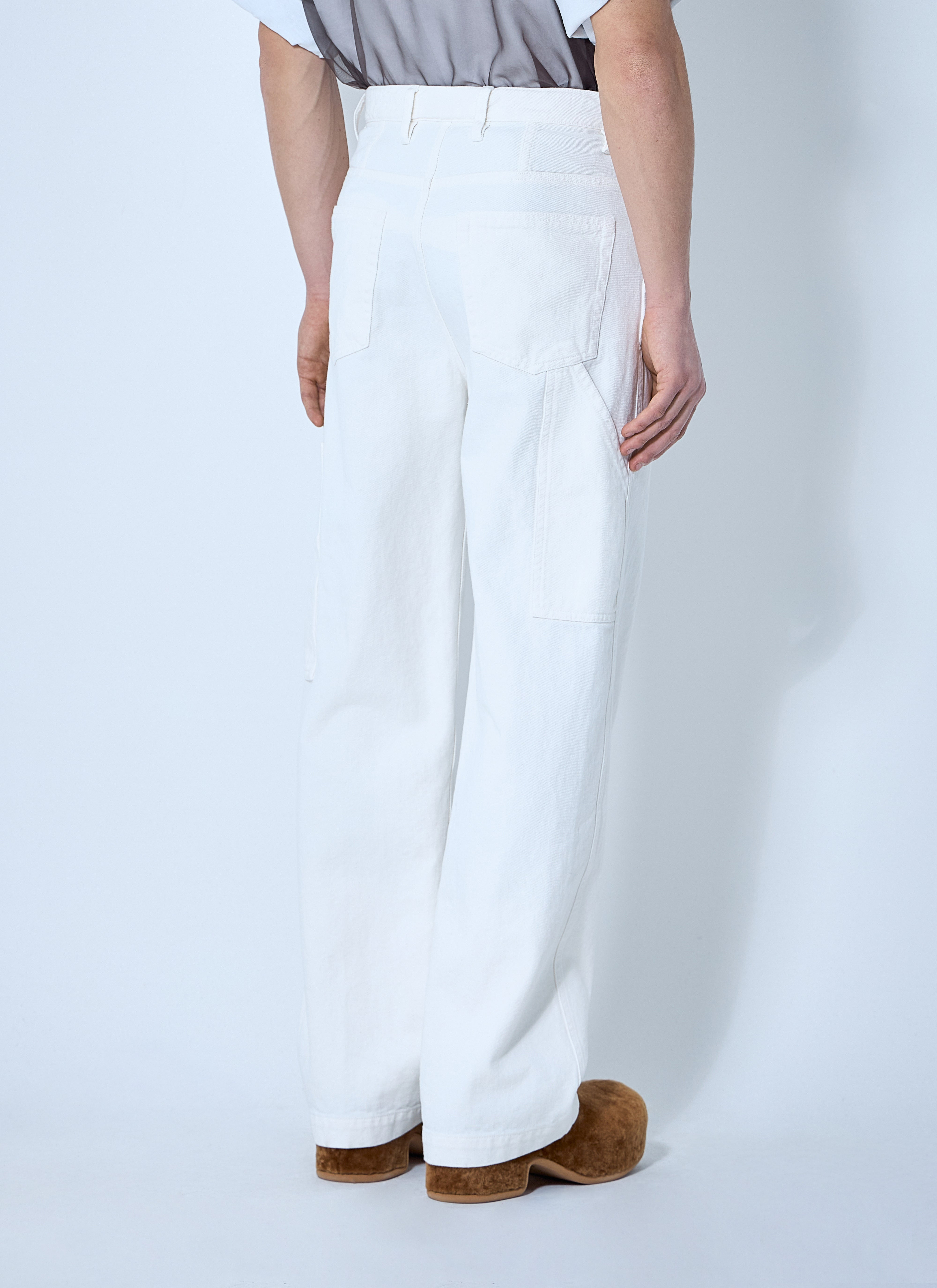 Dries Van Noten Men Loose Overdryed Pants - 4