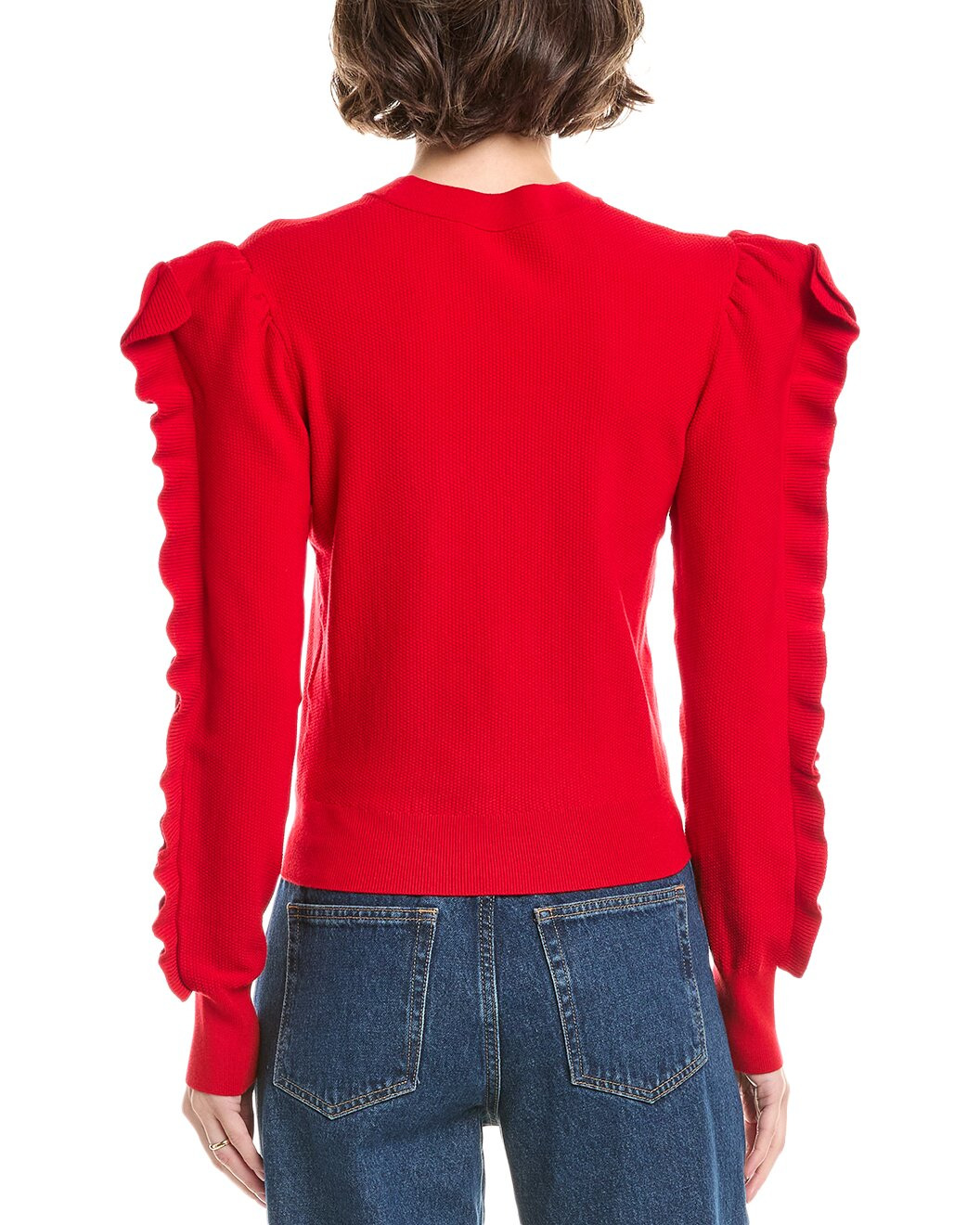 Max Mara Genero Ruffle Puff Sleeve Sweater - 2