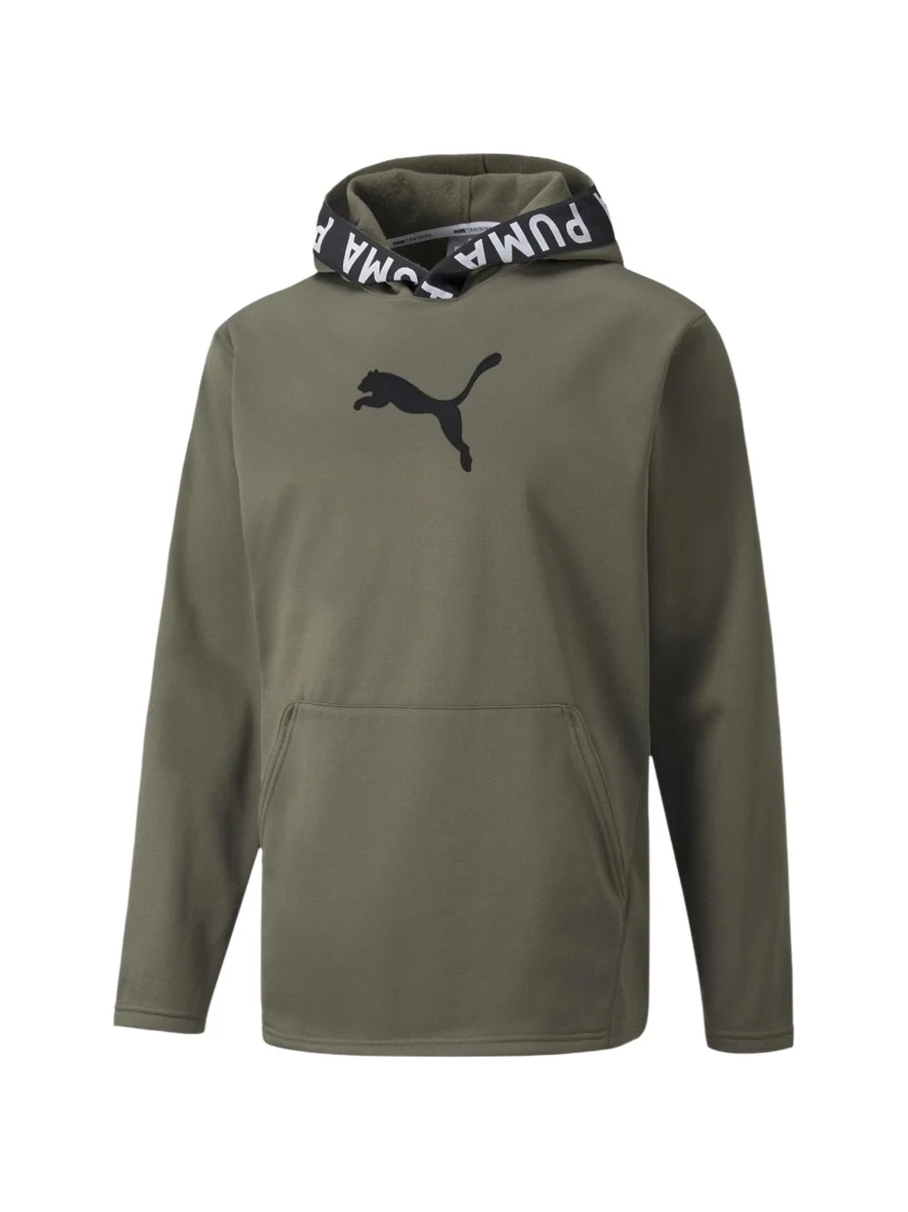 logo-print hoodie - 1