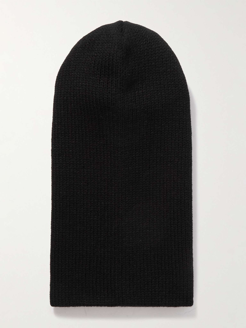 Storm Logo-Appliquéd Ribbed-Knit Balaclava 3
