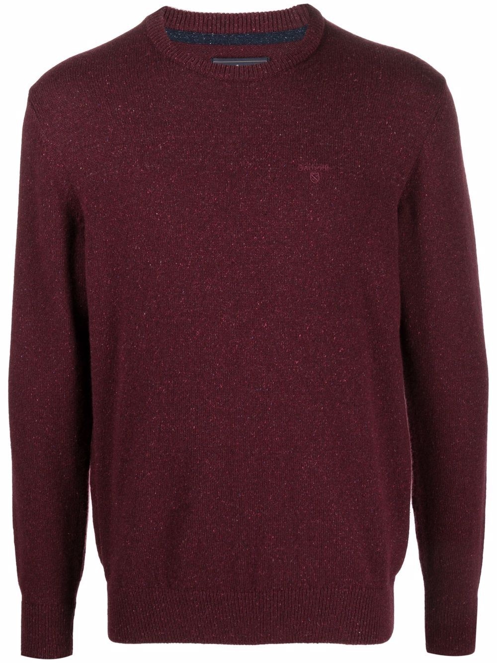 crewneck knitted jumper - 1