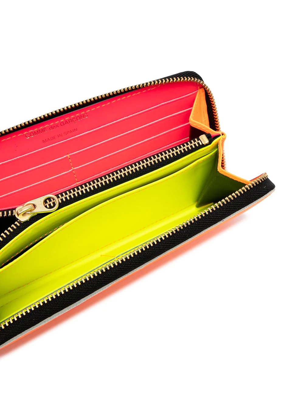 zip-around leather wallet - 3