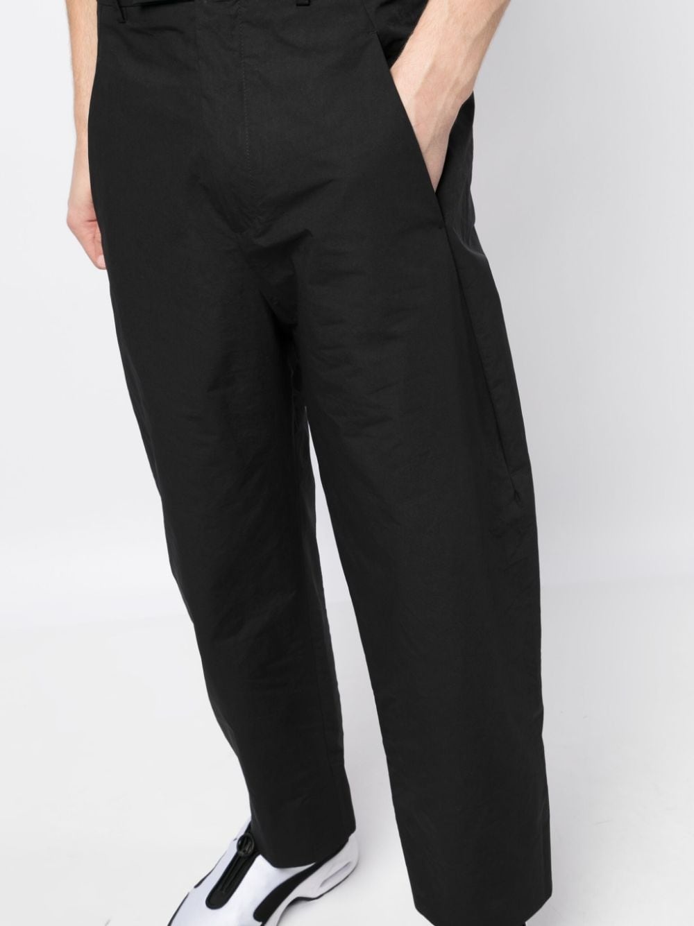 wide-leg cropped trousers - 5