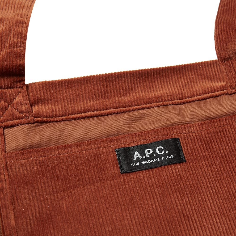 A.P.C. Diane Corduroy Large Tote - 4