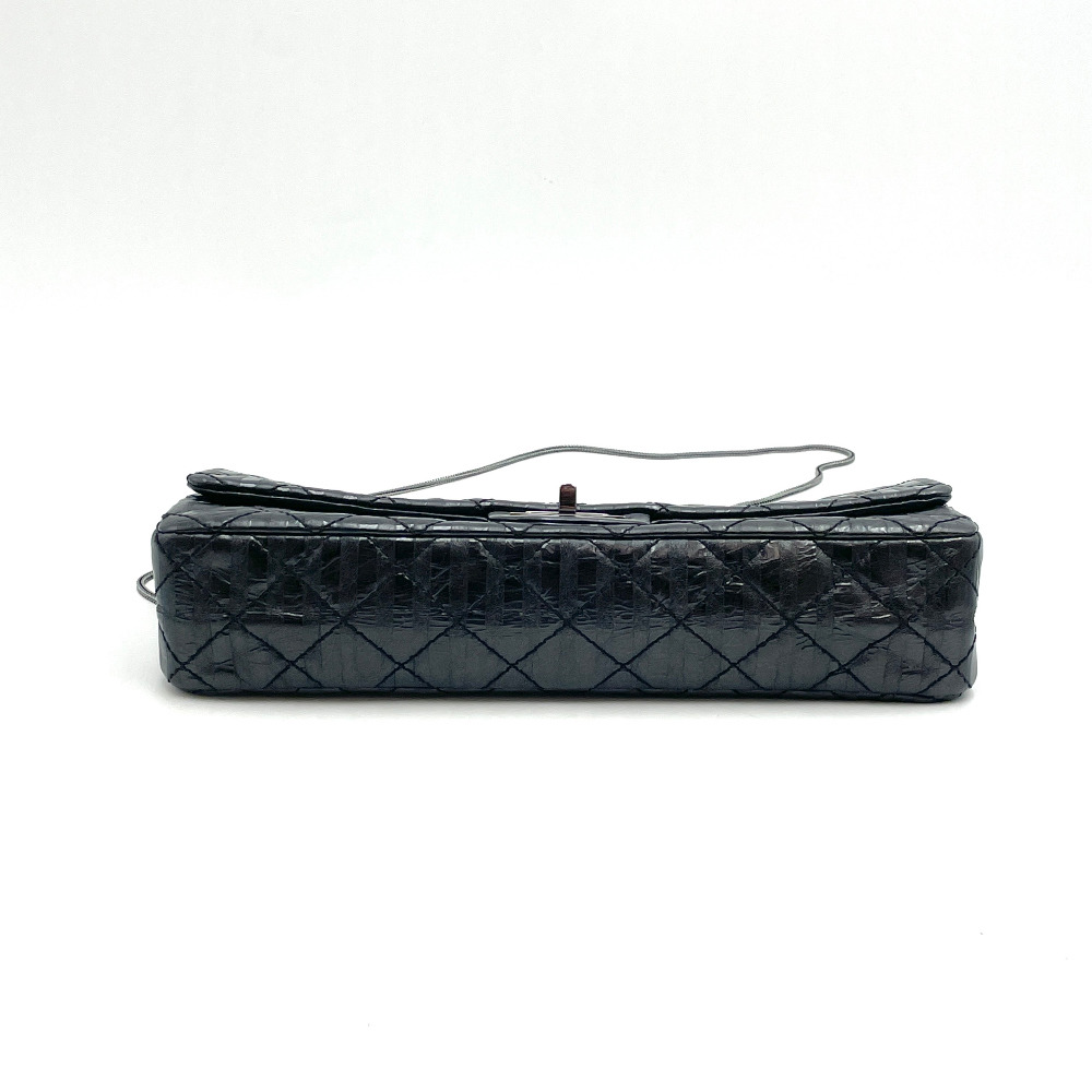Chanel No. 12 Black 2.55 Baguette Bag - 6