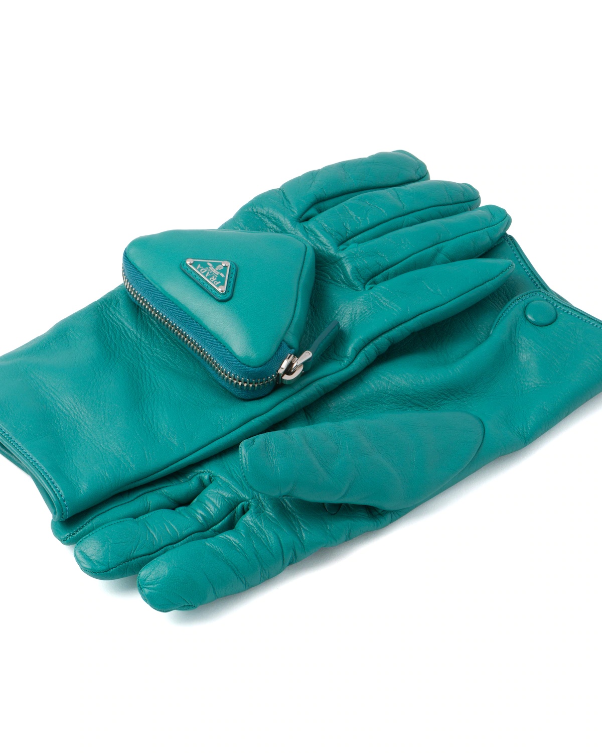 Nappa leather gloves with pouch - 3