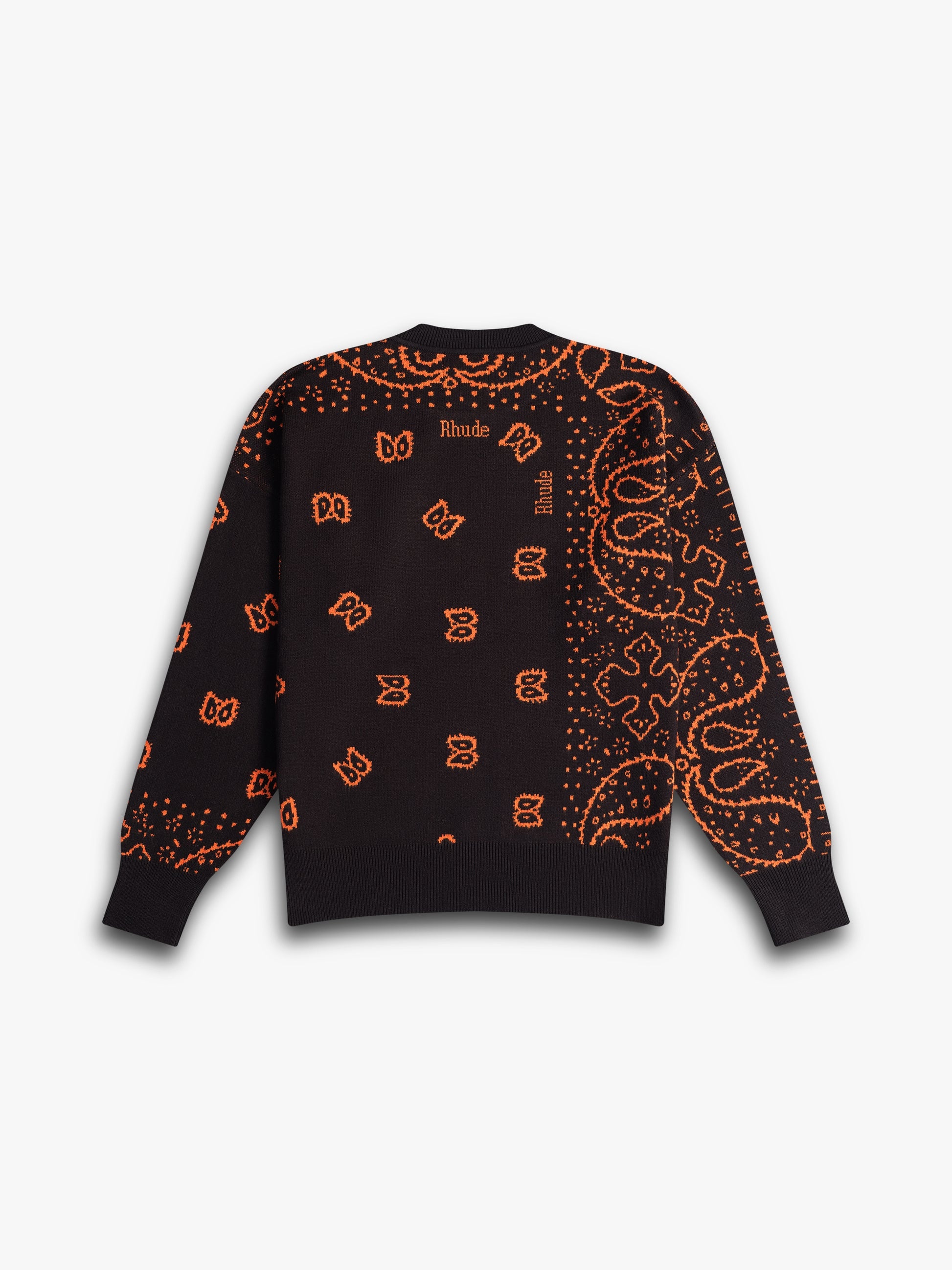 BANDANA KNIT CREWNECK - 2