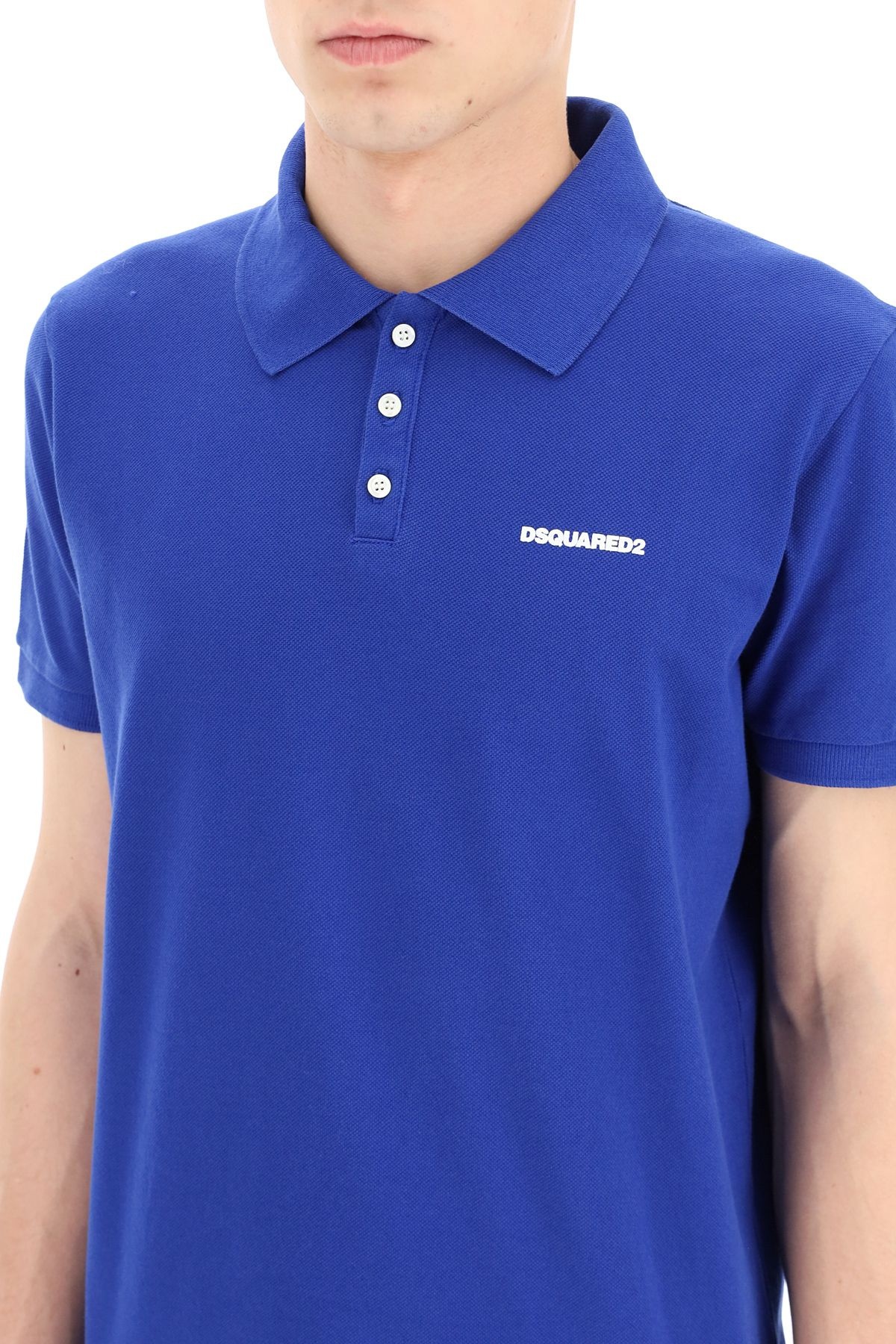 POLO SHIRT WITH LOGO PRINT - 5