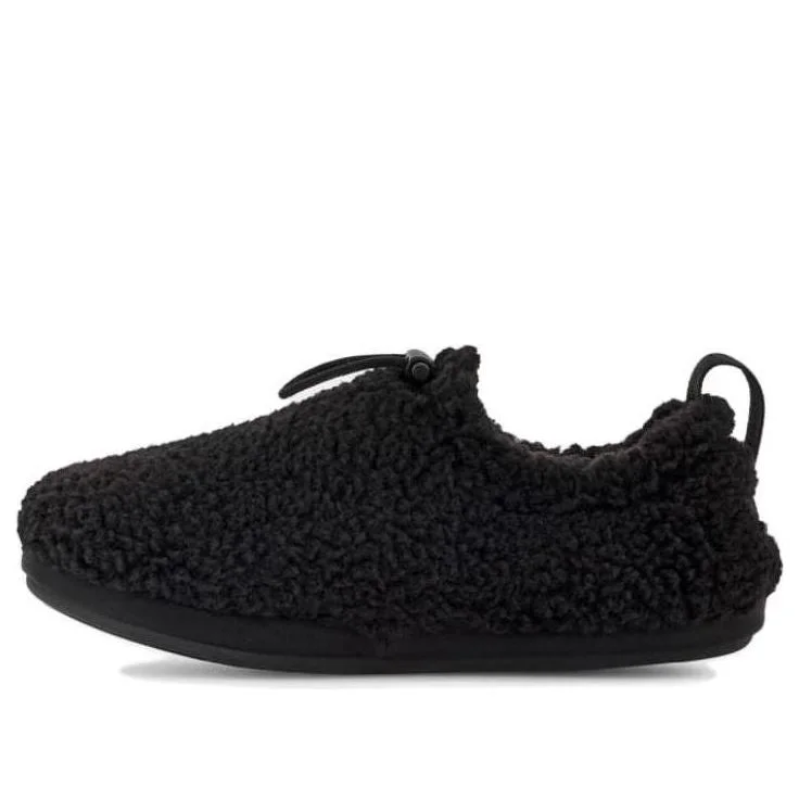 (WMNS) UGG Plushy Slipper 'Black' 1143952-BLK - 1