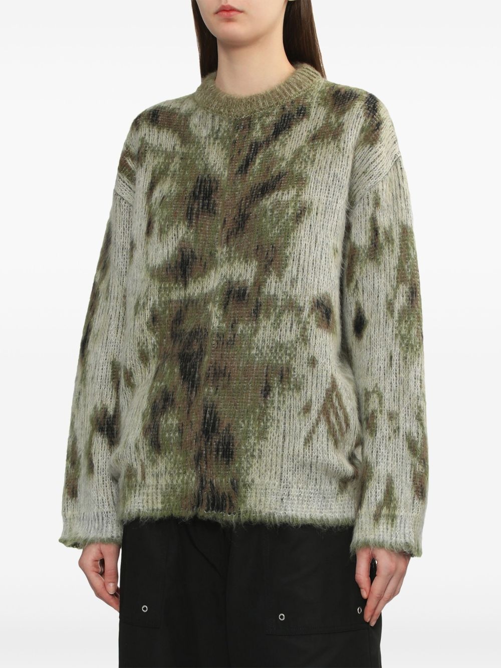 animal-print jumper - 3