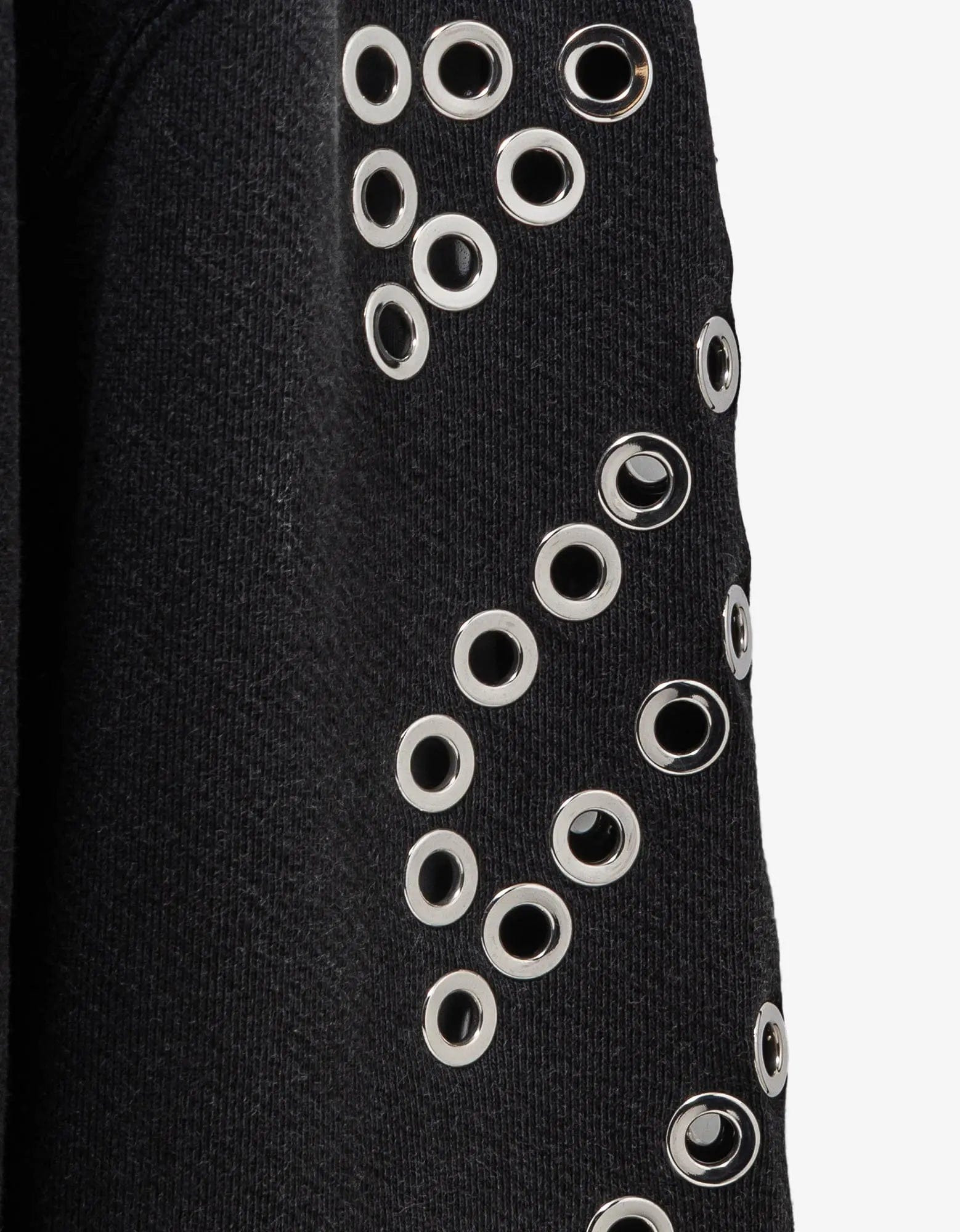 Off-White Black Eyelet Diags Hoodie - 7
