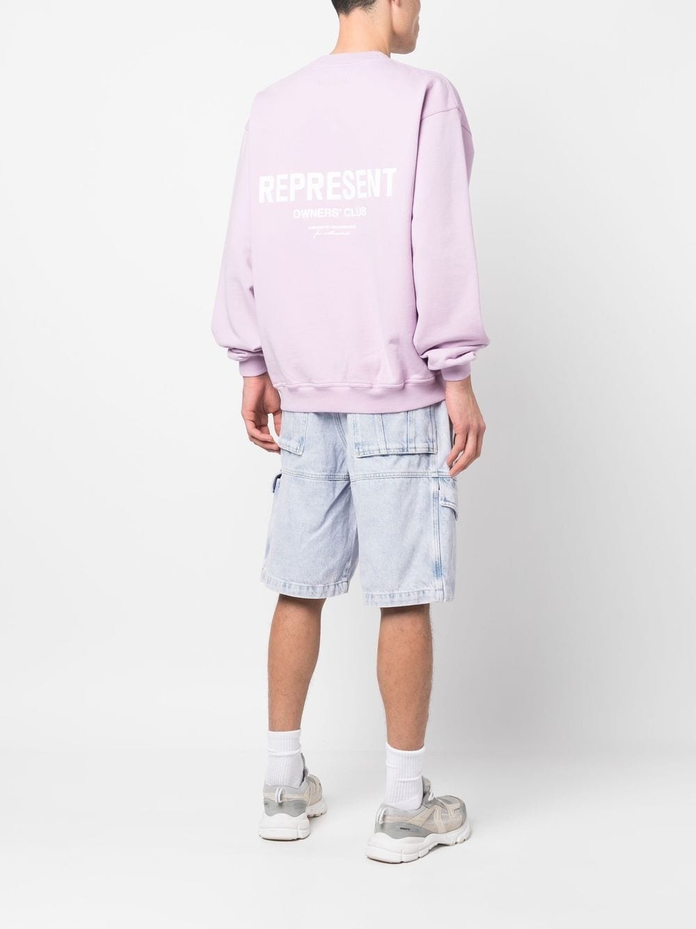 logo-print oversize jumper - 2