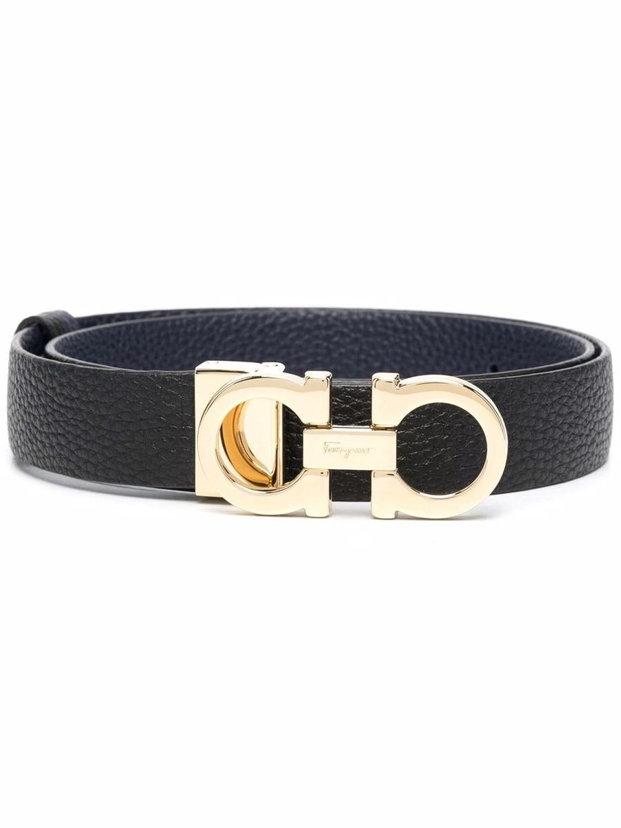 Ferragamo Gancini Leather Reversbile Belt - 1