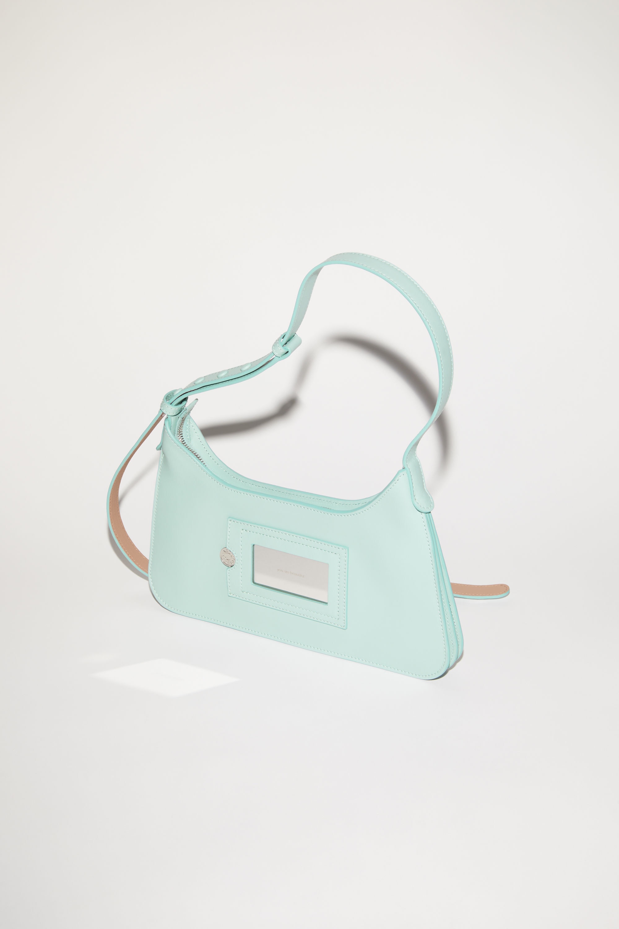 Platt mini shoulder bag - Light blue - 4