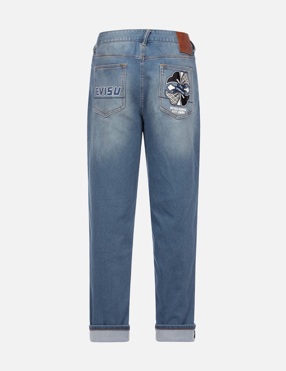 KAMON PRINT POCKET RELAX FIT JEANS - 2