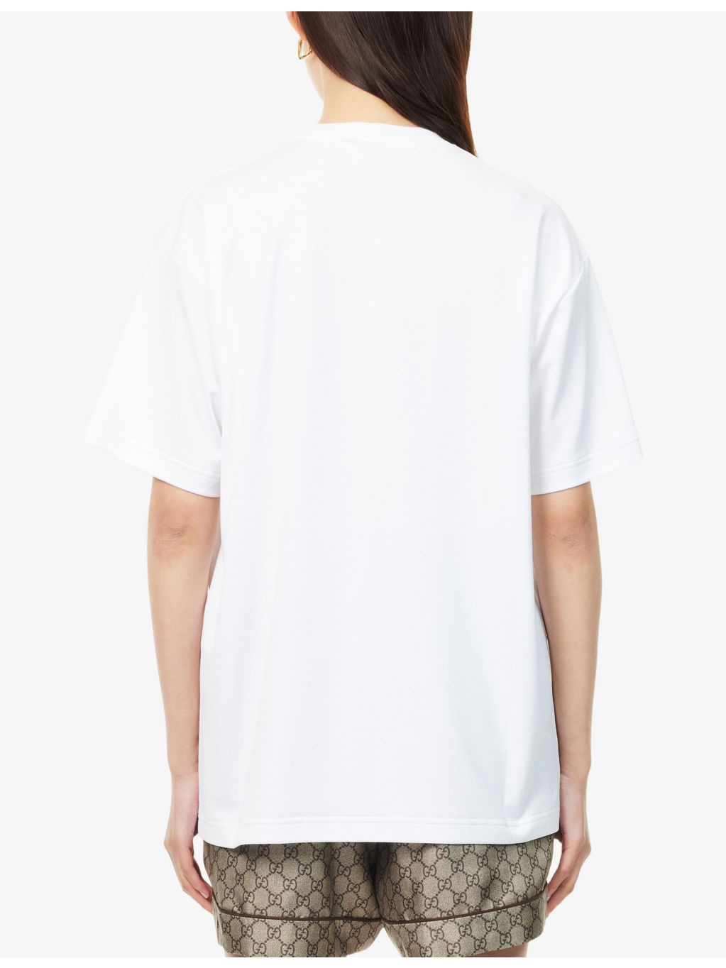 Brand-Print Relaxed-Fit Cotton-Jersey T-Shirt - 4